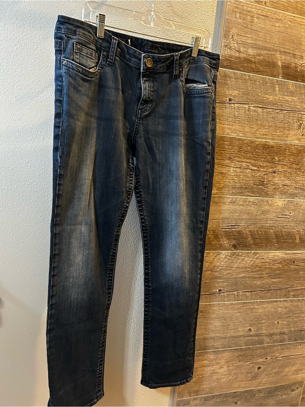 Kut from the Kloth Straight Leg Jeans — Dark Indigo